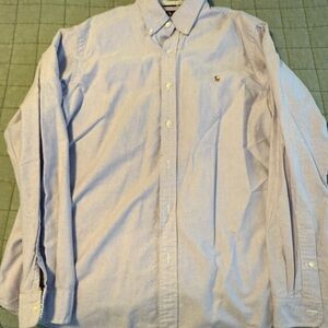 Ralph Lauren Men's Light Blue Button-Down Shirt